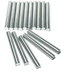 Sturdy 6mm Dowel Pins Set For Shelves And Woodworking 15 Pack 50mm Length 304 Stainless Steel M6 Dowels Ground To Tight Tolerances