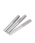 304 Stainless Steel Extension Rods M3-M6 Half Threaded Studs 50-500mm, close-up of threaded and smooth section