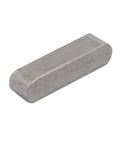Single piece of 304 Stainless Steel Key Stock Set 20x5x5mm with round ends, undersized tolerance, Pro Grade, silver tone for mechanical assemblies.