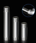304 Stainless Steel Nipple Pipe Fitting One Half Inch NPT Male To One Half Inch NPT Male Thread Four Inch Length Pack Of 2 Corrosion Resistant Plumbing Fittings For Water Gas Oil And Fluid Systems
