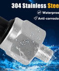 Ultra Accurate 1000 PSI Pressure Transducer Sensor waterproof anti-corrosion with connector harness 316 stainless steel housing