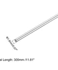 Sturdy 304 Stainless Steel Round Rods For DIY Models And Craft Projects Pack Of 10 1.8mm By 300mm Solid Shafts For Model Cars