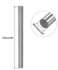 304 Stainless Steel Round Rod Three Eighths Inch Diameter Six Inch Length Pack Of Five For DIY Projects And Metalworking