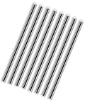 8 Piece Set Of 16 Inch Long 6mm Stainless Steel Round Rods 304 Stainless Steel Pro Grade Heavy Duty Solid Shaft Rods For Industry