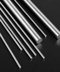 Solid Stainless Steel Rods 304, 1/16 Inch Diameter By 12 Inch Length, 10 Piece Pack on black background