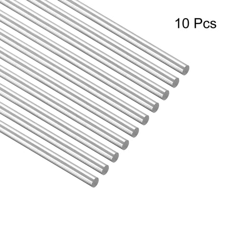 Sturdy 304 Stainless Steel Round Rods For DIY Models And Craft Projects Pack Of 10 1.8mm By 300mm Solid Shafts For Model Cars