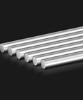 Six Pieces 304 Stainless Steel Round Rods 3mm By 300mm Lathe Bar Stock Solid Shaft Rods For DIY Projects Toy Cars Helicopters Airplanes Durable Rust Resistant