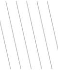 Image of Six Pieces 304 Stainless Steel Round Rods 3mm By 300mm Lathe Bar Stock Solid Shaft Rods for DIY Projects Toy Cars Helicopters Airplanes Durable Rust Resistant