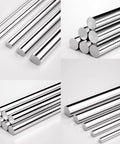 Two Pack Twelve Inch Long Three Eighths Inch Diameter 304 Stainless Steel Solid Round Rods For Metalworking And DIY Crafts