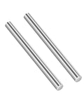 Etauwe 3/8 in diameter, 8 in length 304 stainless steel solid round rods, 2 pcs