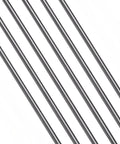 Set Of 6 5.5mm By 300mm 304 Stainless Steel Sturdy Round Rods For Metalworking And DIY Projects Rust Resistant Easy To Cut And Customizable Length
