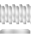 50-Piece 304 Stainless Steel Shim Stock Assortment, 1 Inch Width by 6 Inch Length, 0.0007 to 0.01 Inch Thick Metal Strips