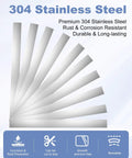 Pro Grade 30 Pcs 304 Stainless Steel Shim Stock Set showcasing rust-resistant and durable material features for DIY and industrial use.