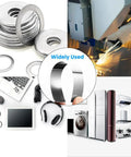 50 Piece Shim Stock Assortment In 304 Stainless Steel Strips 1 Inch Wide By 6 Inch Long Metal Shims For Leveling And Gap Filling In Home Improvement For DIYers And Pros 0.001 Inch To 0.01 Inch Thickness showing applications