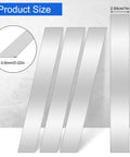 10 Pcs 12 Inch Stainless Steel Shim Stock Strips 0.02 Inch Thick 1 Inch Wide 304 Stainless Steel Rust Resistant