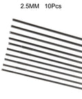Alt Tag: 304 Stainless Steel TIG Welding Wire For Precision Welds With Diameters 1.6 2.0 2.5 3.2 mm Low Spatter And Smooth Feeding Clear Steel Stamp Identification 10 Pack 2.5 mm