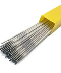 20 Pcs 304 Stainless Steel Welding Rods A102 Electrodes in yellow box, 1.0-4.0 mm, low spatter, easy slag removal, all position welding consumables