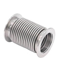 304 stainless vacuum bellows hose for KF16 to KF80 flanges