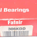 KDD Ball Bearing 306KDD Surplus Unused Item With Packaging Wear; red box with barcode and brand name Fafnir visible