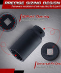 30Mm 12 Point Axle Nut Socket For One Half Inch Drive CrMo Steel Deep Well Hub Release Tool Spindle Nut Socket diagram
