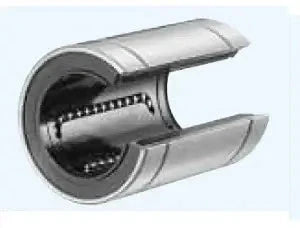 ✝️ NB KB30GUU-OP 30mm Ball Bushings Linear Motion for smooth automation, side view showing ball bearings and open design.