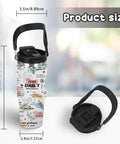 30 Oz Mom Tumbler With Handle Stainless Steel Insulated Travel Cup With Straw Gift From Daughter For Mom Mothers Day Birthday