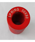 2 Pack 3D Printer Die Springs 30mm OD By 80mm Length Heavy Duty Medium Load Compression Springs Made From 65Mn Steel Red