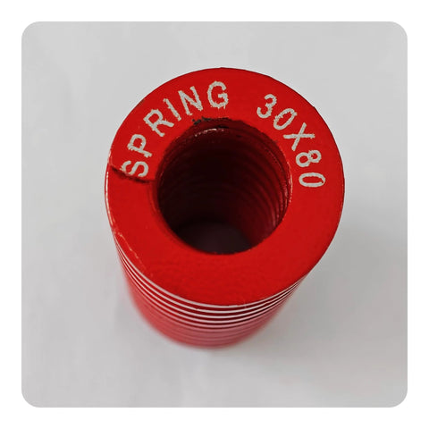 2 Pack 3D Printer Die Springs 30mm OD By 80mm Length Heavy Duty Medium Load Compression Springs Made From 65Mn Steel Red