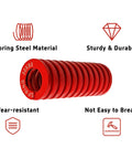 2 Pack 3D Printer Die Springs 30mm OD By 80mm Length, red 65Mn steel, features include wear-resistant and sturdy for 3D printing.