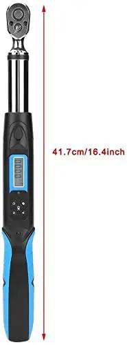 Digital Torque Wrench And Spanner Socket Set Bad Ass Chrome Vanadium Steel Heavy Duty Adjustable tool, 41.7cm length.