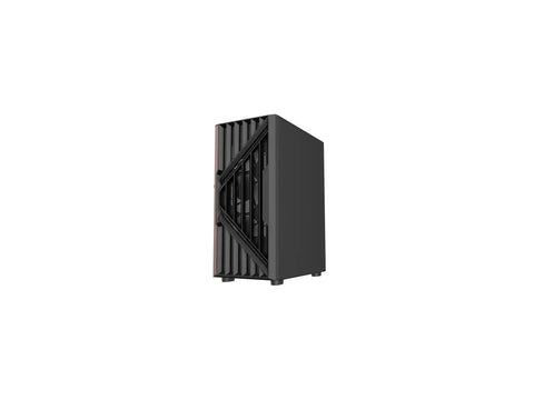Bangin Walnut Wood Front Panel ATX Mid Tower Gaming PC Case With Tempered Glass Side Panel And Top Mesh For Airflow USB 3.0 And Type-C Front IO Black Steel Build.