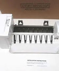 Ice Maker Replacement Kit W10122502 2198597 for Sears Whirlpool refrigerators with installation instructions shown