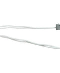 Hvac Blower Motor Resistor Connector Pigtail Wire Plug Harness For Gm Cars Trucks showing a white wire with a gray connector.
