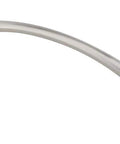 Transitional Tapered Curved Arch Drawer Handle Pull In Satin Nickel Finish 128mm Center to Center 5-1/16 Inches Cabinet Hardware