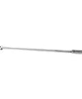 Half Inch Drive Flex Handle With Knurled Steel Grip 24 Inch Long Silver Finish Heavy Duty Flex Ratchet Handle For Automotive And Mechanical Work Pro Grade Tool Built For Tough Jobs