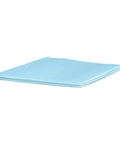 Game Changing Disposable Underpads For Adults Built With Heckin Super Absorbent Layers, 23x35 inches, blue, folded.