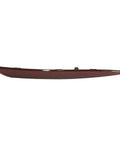 Right Side Rear Bumper Reflector Light For Tesla Model Y 2021 2022 red lens trim shown from the side on a white background.