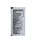 Back view of white First Aid Only 9302-25M contractor's first aid kit package with drug facts panel.