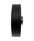 Side view of Harmonic Balancer For 1993 Cadillac Fleetwood Black Serpentine Belt Pulley With Keyway And One Mounting Hole Replacement For OEM 12551948 458653