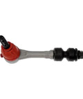 Dodge Ram 3500/4000 Beefy Stabilizer Bar Link Replacement - Heavy Duty Steel With Coated Finish Black - Thermoplastic And Gray Bushings