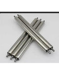 Badass Stainless Steel Conveyor Roller set of five, 25 mm diameter, 37 inches long, non-powered idlers for assembly lines.