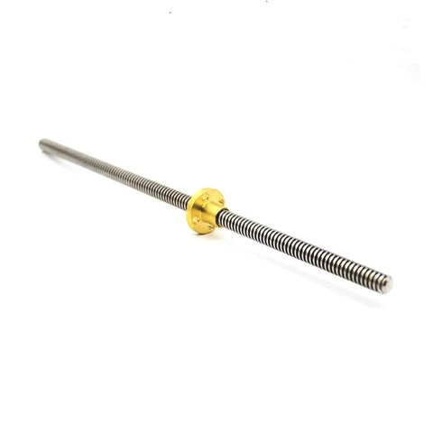 Premium T10 Lead Screw Crafted From 304 Stainless Steel With Heavy Duty Brass Nut For Slick 3D Printer Mods And Linear Motion Guide Systems Badass Smooth Operator Pro Gear 1000 Millimeters Long