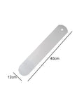 Durable Aluminum Sock Jig For Straight Socks, Easy Use Sock Board For Heat Press Transfer And Sublimation Printing, Silver, 15.75 x 4.72 Inch