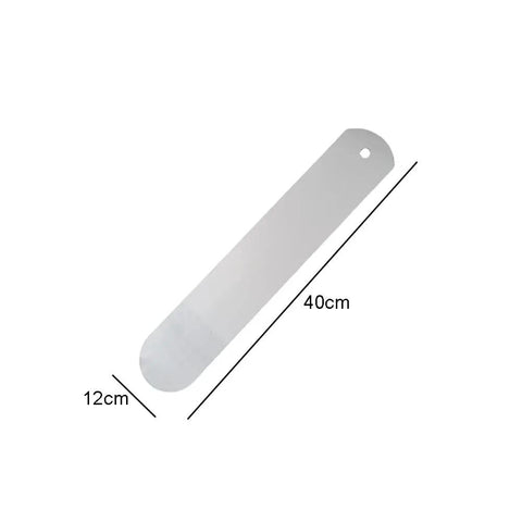 Durable Aluminum Sock Jig For Straight Socks, Easy Use Sock Board For Heat Press Transfer And Sublimation Printing, Silver, 15.75 x 4.72 Inch