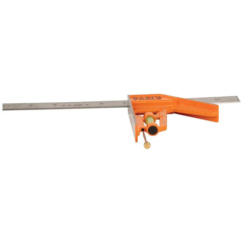 935CSEL Magnetic Combo Square Ruler For Electricians And Carpenters, Aluminum Double Sided Layout Tool With Bubble Level, Pro Grade
