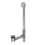 Heavy Duty Brass Tub Drain With Fast Toe Control And Smooth Bottom Outlet Ships With A Fresh Polished Copper Plate for DIY projects.