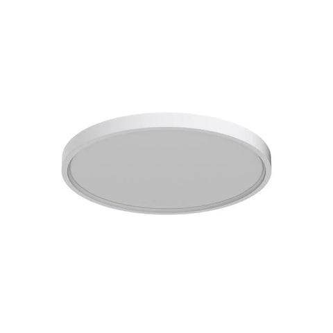 Flush Mount Ceiling Light Fixture With Remote Control, Round LED Panel 15.8 Inch, 26W Plus 4W, side view