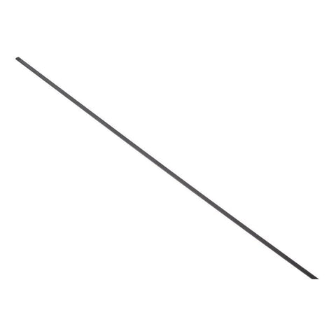 Carbon Fiber Strips 5 Pack 1x3mm 400mm Long Black Pultruded Bars for RC Drones and Planes, single strip view