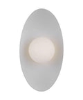 Sleek 13 Inch Led Wall Sconce Featuring Smooth Matte Finish with elliptical reflector design for warm glow in indoor spaces.