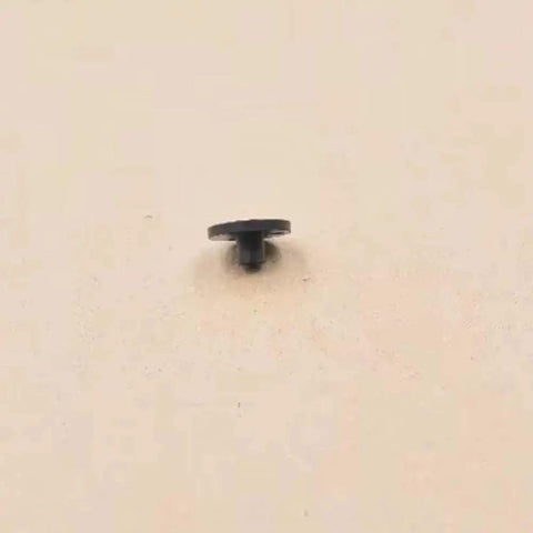 Top Notch 3.5mm T3 Leadscrew Kit With 100MM Length Featuring Durable 304 Stainless Steel Body And Smooth Self Lubricating POM Nut Perfect For 3D Printers Mini CNC Machines And Tiny Linear Actuators You Can Rely On., black T3 leadscrew nut, 304 stainless steel and POM, side view